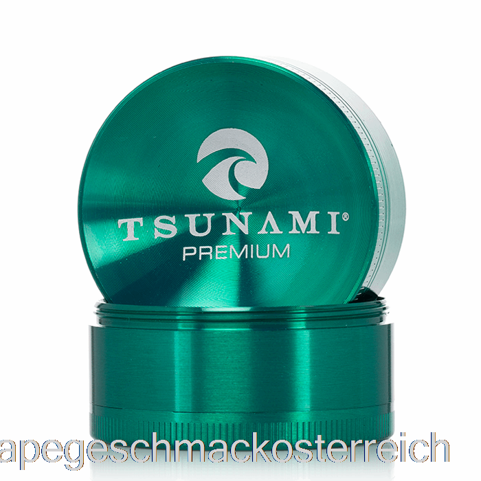 Tsunami 1,9 Zoll 4-teiliger Versenkter Top-Grinder Grün (50 Mm) Vape-Geschmack
